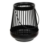 Atmosphera - Lanterne Doni en Acier 13x13x16cm - Noir