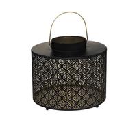 Lanterne Atmosphera Créateur d'intérieur - Lanterne en Métal Ajouré Palm 25cm Noir
