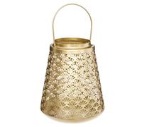 Lanterne en Métal Design "Feel" 19cm Or