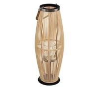Atmosphera - Lanterne Fit - Bambou et Verre H72 cm