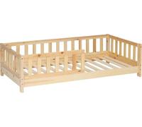 Atmosphera - Lit cabane Enfant Bosco - Bois 90x190 cm (Lit Barrières 80x160cm)