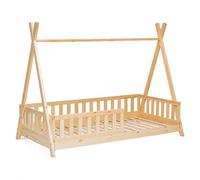 Atmosphera - Lit cabane Enfant Bosco - Bois 90x190 cm (Lit Cabane tipi 90x190cm)