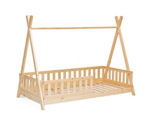 Atmosphera - Lit cabane Enfant Bosco - Bois 90x190 cm (Lit Cabane tipi 90x190cm)