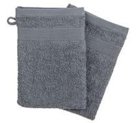 Instant d'O - Lot 2x 2 Gants de toilette - 15 x 21 cm. - Gris foncé Gris