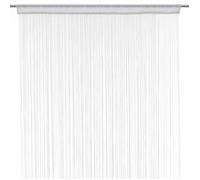 Atmosphera - Lot 2x Rideau fils - 90 x 200 cm - Blanc Blanc