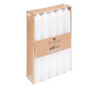 Atmosphera Bougies bâtons Lot de 10 blanches 16 cm