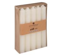 Comptoir de la Bougie - Lot de 10 Bougies Bâton "Hugo" 16cm Ivoire Blanc G