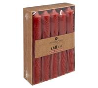 Atmosphera - Lot de 10 bougies bâtons - rouge - 45g