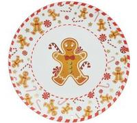 Atmosphera - Lot de 12 dessous d'assiette Pain d'épice D. 33 cm - Orange Orange G