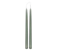 Atmosphera – Bougies bâtons Hugo – Lot de 2 – 30 cm – coton – Vert céladon