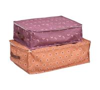 Atmosphera - Lot de 2 Housses de Rangement Zippy l60xp40xh20cm
