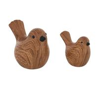 Atmosphera - Lot de 2 Oiseaux Family Corner Marron l145 105cm