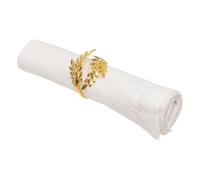 Atmosphera - Lot de 2 ronds de serviette feuille doré