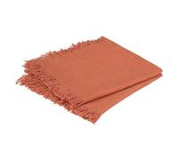 Atmosphera Serviettes de table Maha terracotta – Lot de 2 40 x 40 cm
