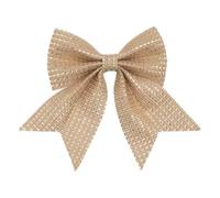 Atmosphera - Lot de 3 nœuds déco 12x13cm Jute Or