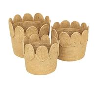 Atmosphera - Lot de 3 paniers Ronds Inuit Dreams l22 26 29cm