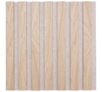 Atmosphera – Panneaux décoratifs Colva – Lot de 3, 30 x 30 cm, en MDF, beige
