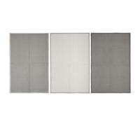 Atmosphera Créateur d'intérieur - Lot de 3 Torchons "Imprimé" 45x70cm Gris Gris G
