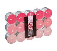 Atmosphera - Lot de 30 bougies parfumées - rose - 320g