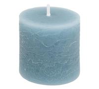 Atmosphera - Lot de 4 bougies rustiques 60g bleu orage