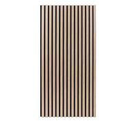 Atmosphera - Lot de 4 panneaux décoratifs tasseaux de bois COLVA - Marron clair - Colva Marron G