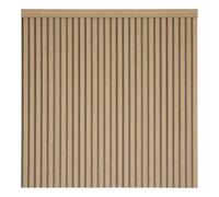 Atmosphera - Lot de 4 panneaux soubassement beny rectangulaire 24x100cm beige