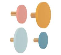 Atmosphera - Lot de 4 patères Enfant aisie 9x9cm
