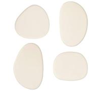 Atmosphera Créateur d'intérieur - Lot de 4 Patères Organiques "Karen" 10cm Ivoire Beige G