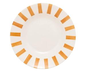 Atmosphera - Lot de 6 assiettes creuse cheri jaune d20,2xh4cm