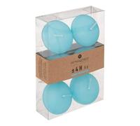 Atmosphera - Lot de 6 bougies flottantes - bleu turquoise - 25g