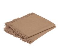 Atmosphera - Lot de 2 serviettes de table Maha - Coton - 40 x 40 cm - Beige