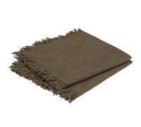 Atmosphera Maha Lot de 2 serviettes de table kaki - 40 x 40 cm