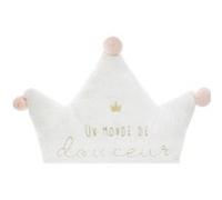 Atmosphera – Maxi coussin Princesse – Blanc 76 x 60 cm