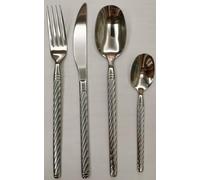 Atmosphera - Ménagère chiara 24 pièce(s) argent l27,5xp16,5xh6,5cm