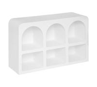 Atmosphera - Meuble 6 niches soleya 110x71,5cm Blanc