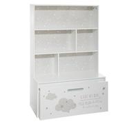 Atmosphera - Meuble Coffre Enfant à roulettes Blanc