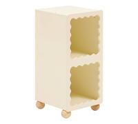 Atmosphera - Meuble de Rangement Enfant bouli 2 Cases Beige 31x30x64 cm