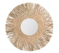 Atmosphera Miroir Ael Ø 80 cm en Cannage