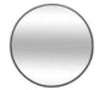 Atmosphera - Miroir Alice d76cm Gris