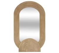 Atmosphera - Miroir Anouk Ovale 90x145cm Marron