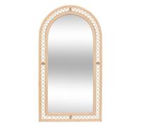 Atmosphera - Miroir Arche Anahi rotin Marron 87x47cm