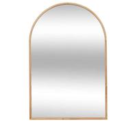 Atmosphera - Miroir arche en bois - 60 x 90 cm - Beige