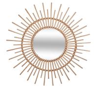 Atmosphera Miroir Rebecca Diamètre 76 cm en Rotin Nature