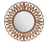 Atmosphera Miroir Eve diamètre 93 cm bambou