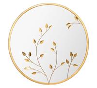 Atmosphera - Miroir Feuille - métal - doré D58 cm