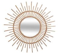 Atmosphera – Miroir Soleil en rotin D76 cm