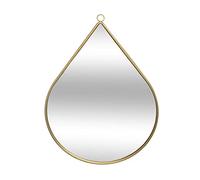 Miroir Mural en Métal "Goutte" 39cm Or