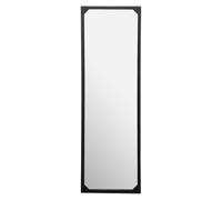 Atmosphera - Miroir Lola - métal et Bois - Noir - 45x150 cm