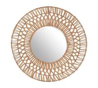 Atmosphera - Miroir Milou - rotin - D58 cm