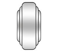 Atmosphera - Miroir Mural benedita Noir 100x50cm